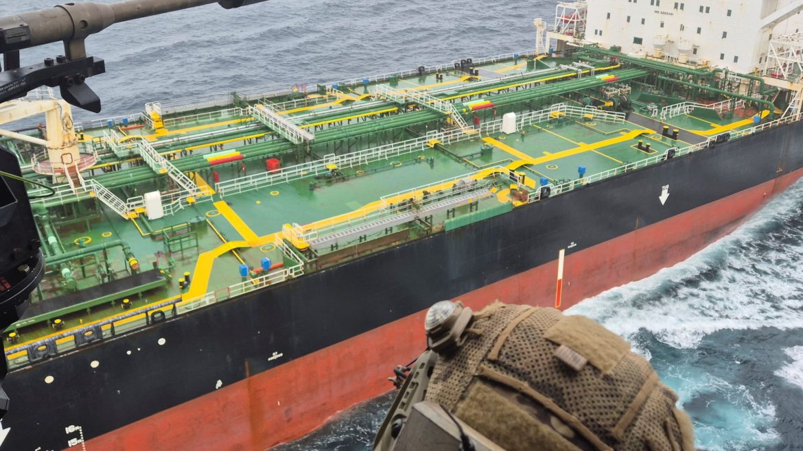 Britain helps French navy seize sanctioned tanker from Russia