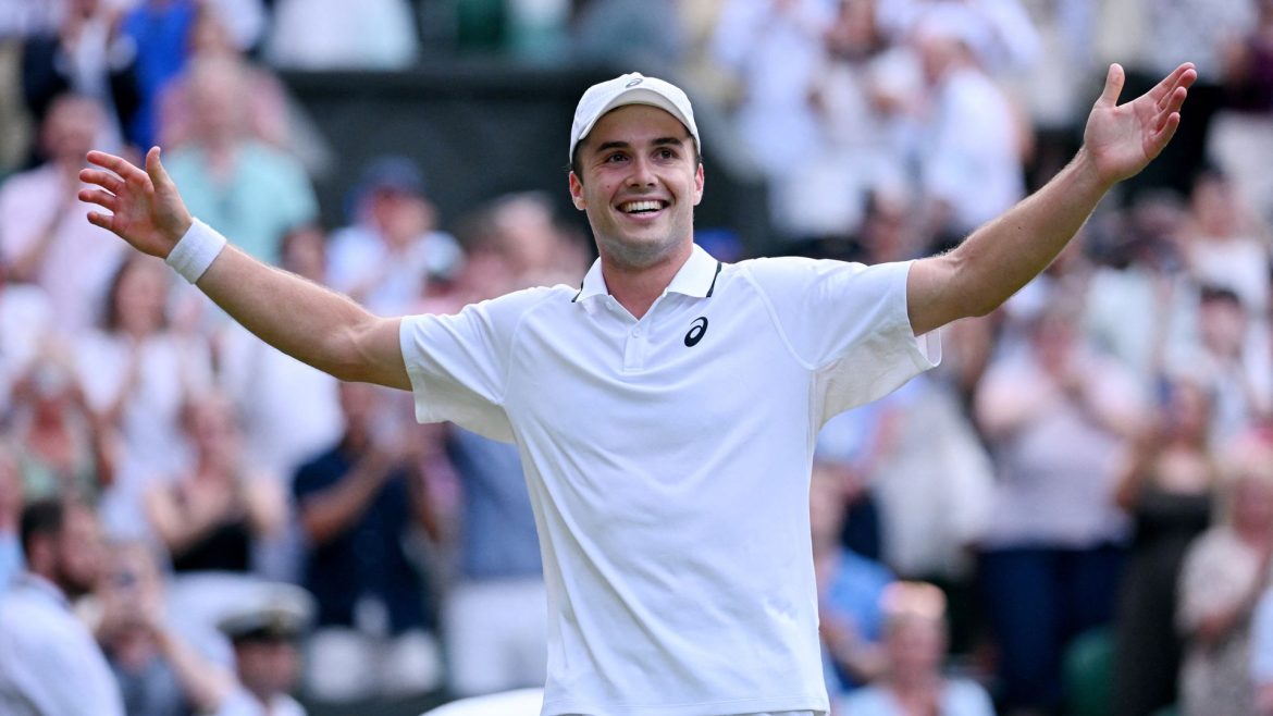 Britain's wild card Arthur Fery reaches Wimbledon quarter-finals
