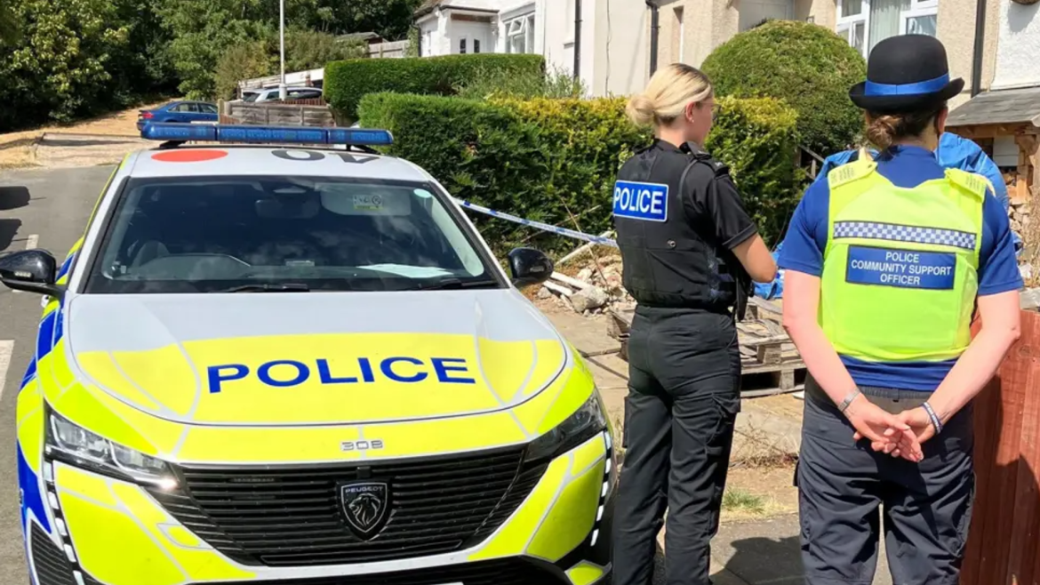 Man arrested on suspicion of murder after boy, 17, found dead by police responding to burglary reports