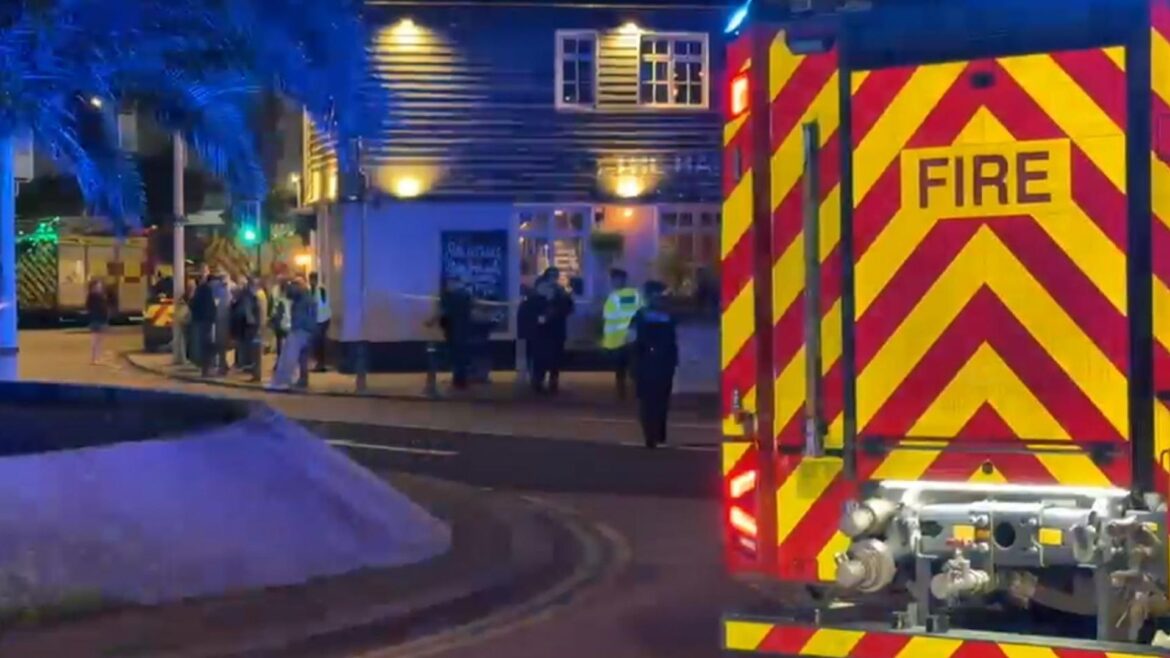 Dozens evacuated from homes due to safety concerns after seaside hotel fire