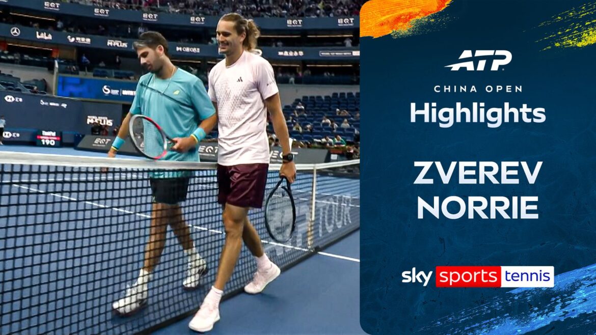 Norrie narrowly edged out by Zverev in thrilling first-round contest in China